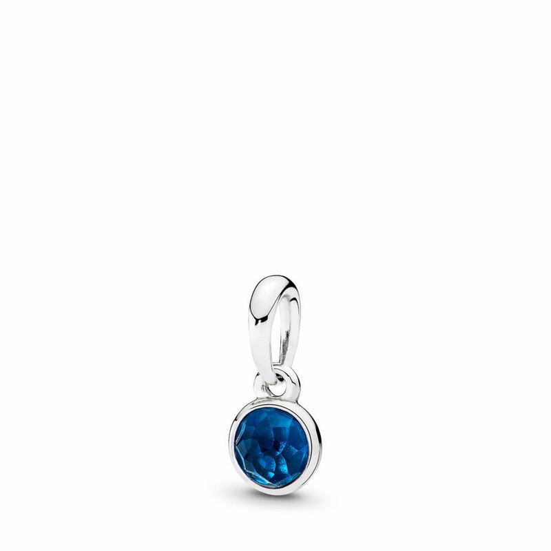 Pandora Australia December Droplet Pendant - Sterling Silver | IUVCSG195